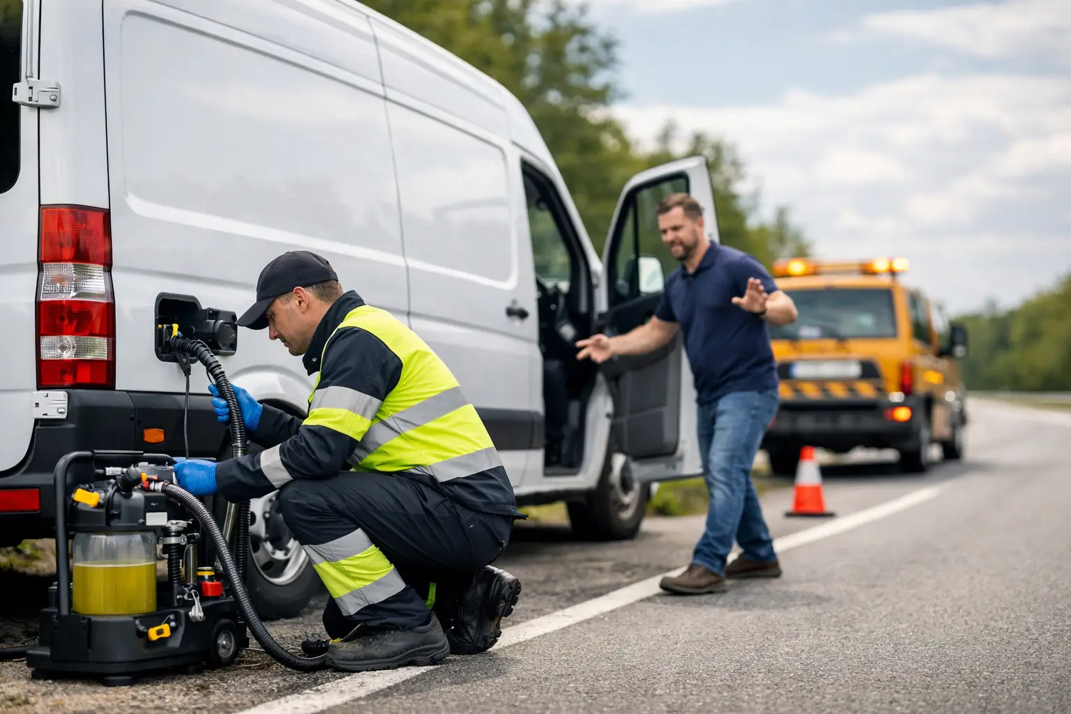 Misfuelled Van Roadside Solution Fast