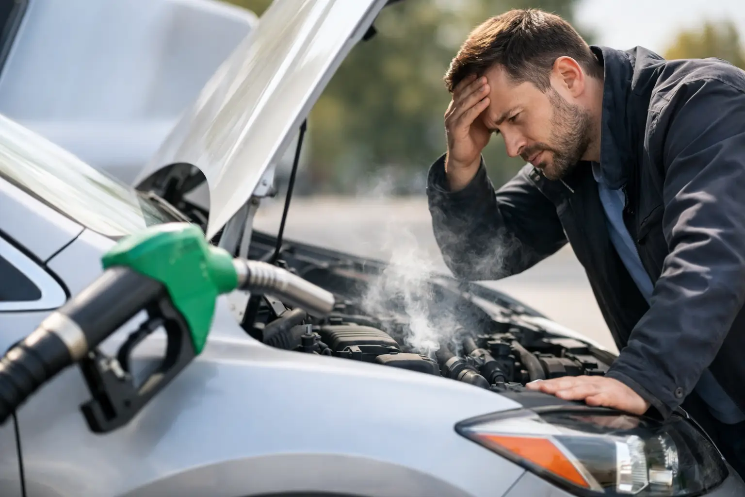 Stop Engine After Wrong Fuel Immediately
