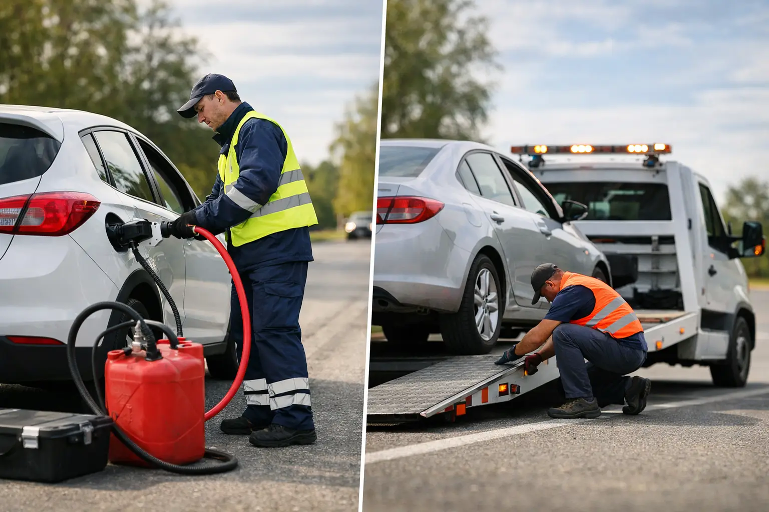 Mobile Fuel Drain vs Towing: What to Choose