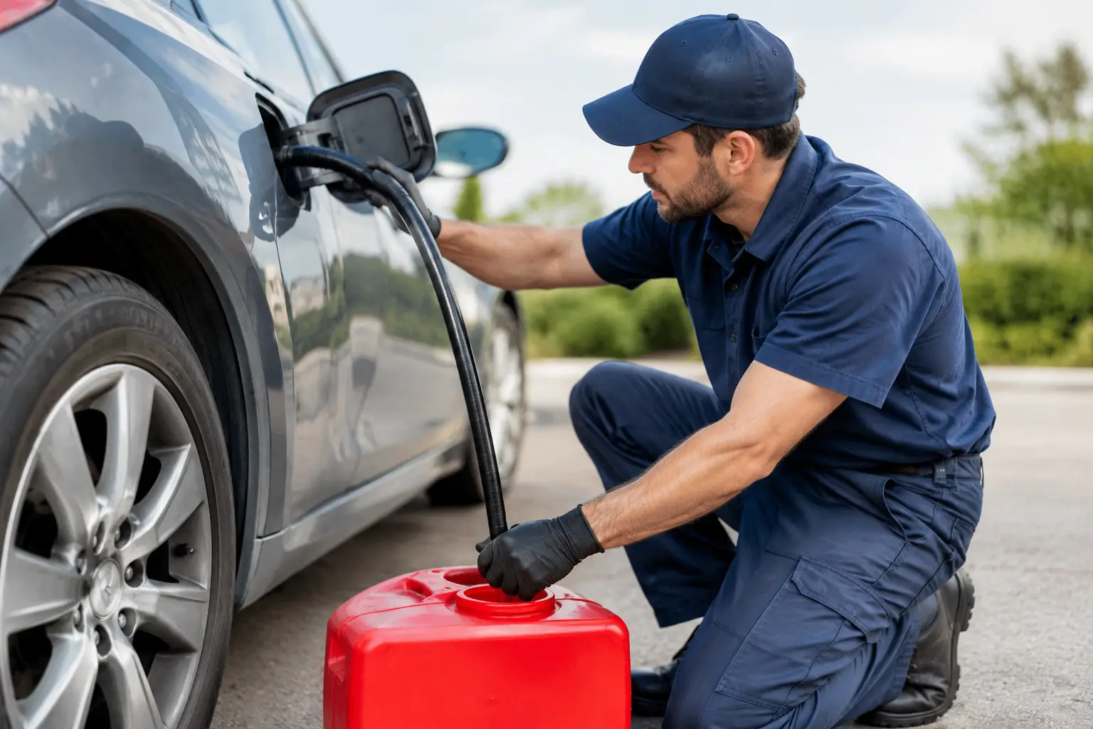 Can a Mobile Mechanic Drain Fuel Safely?