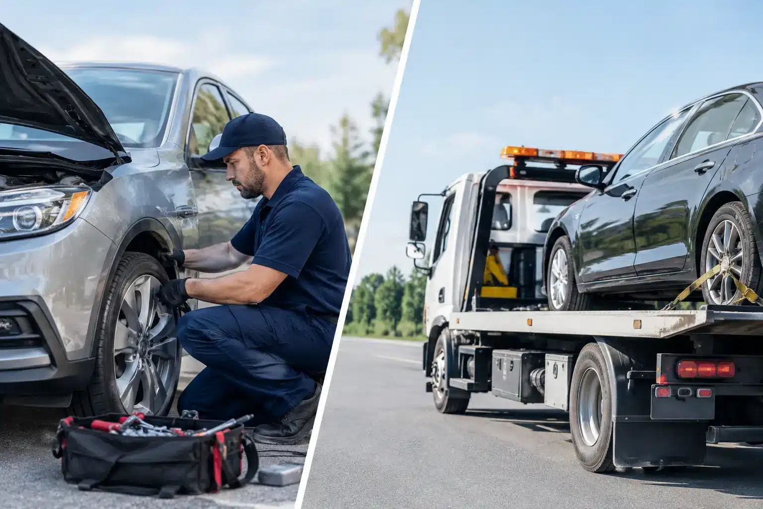 Mobile Technician Versus Vehicle Towing Compared